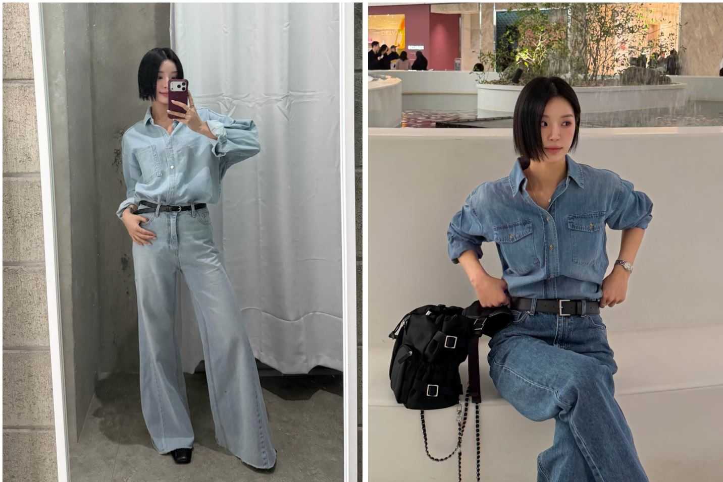 Gợi ý 4 cách phối áo sơ mi và quần ống rộng theo phong cách trẻ trung, thanh lịch